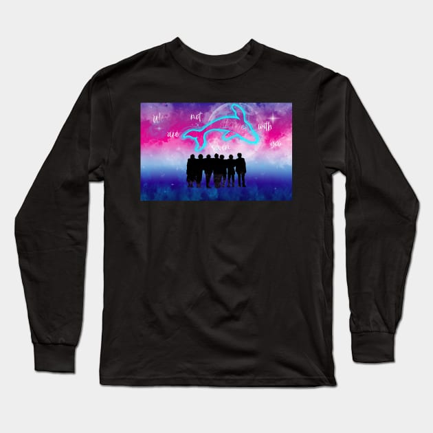 BTS - We are not 7 with you Long Sleeve T-Shirt by Artimas Studio